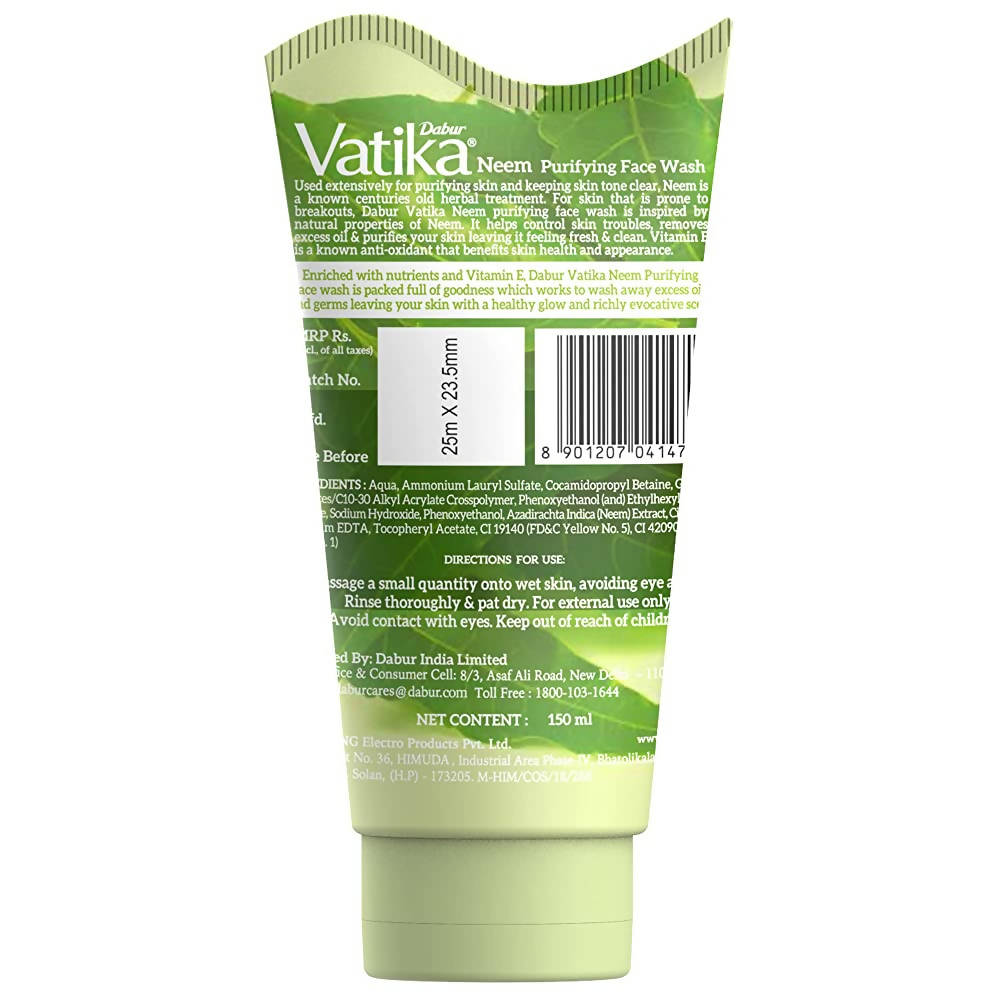 Dabur Vatika Neem Face Wash