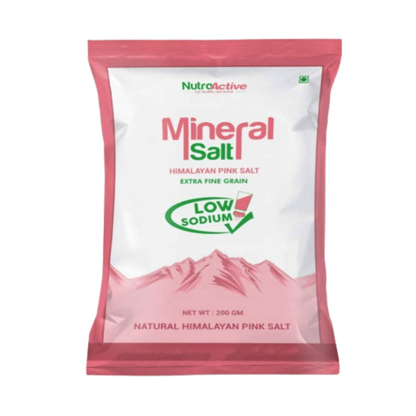 NutroActive Mineral Salt Low Sodium Himalayan Pink Salt