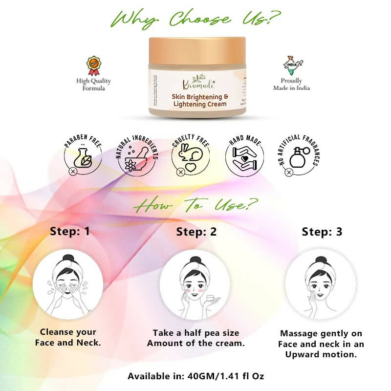 Kaumudi Skin Brightening & Lightening Cream - Distacart
