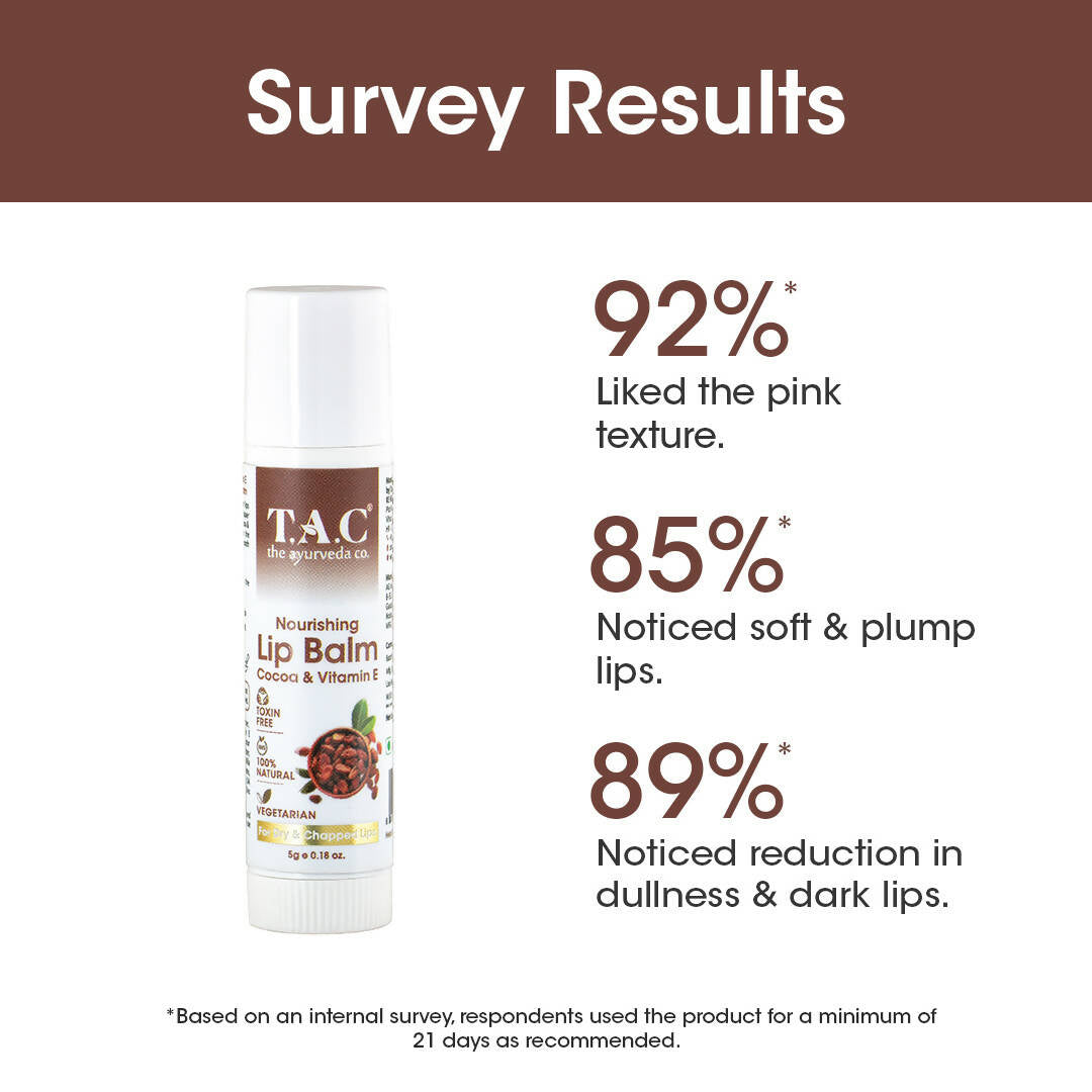 TAC - The Ayurveda Co. Cocoa & Vitamin C Lip Balm - Distacart