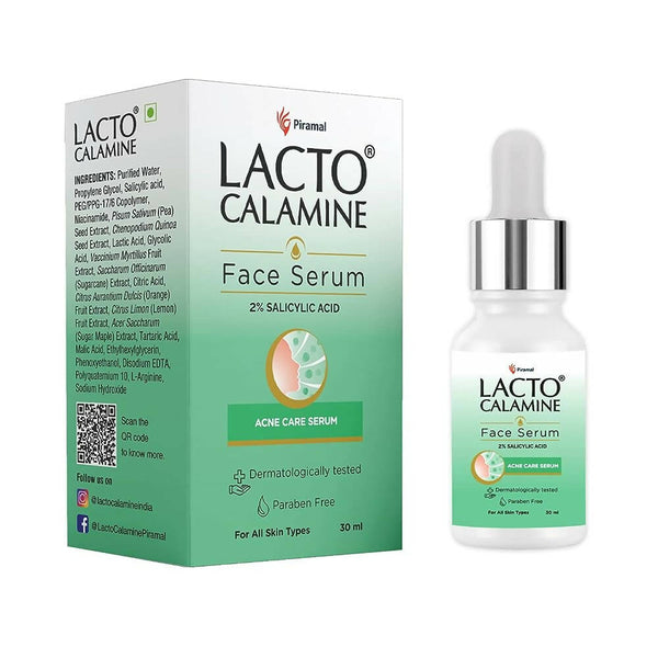Lacto Calamine 2% Salicylic Acid Face Serum - Distacart