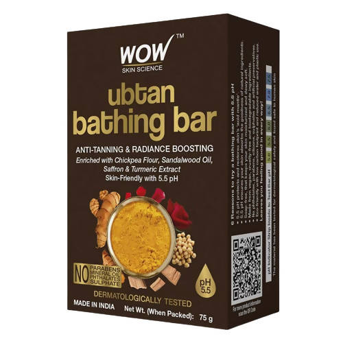 Wow Skin Science Ubtan Bathing Bar - Distacart