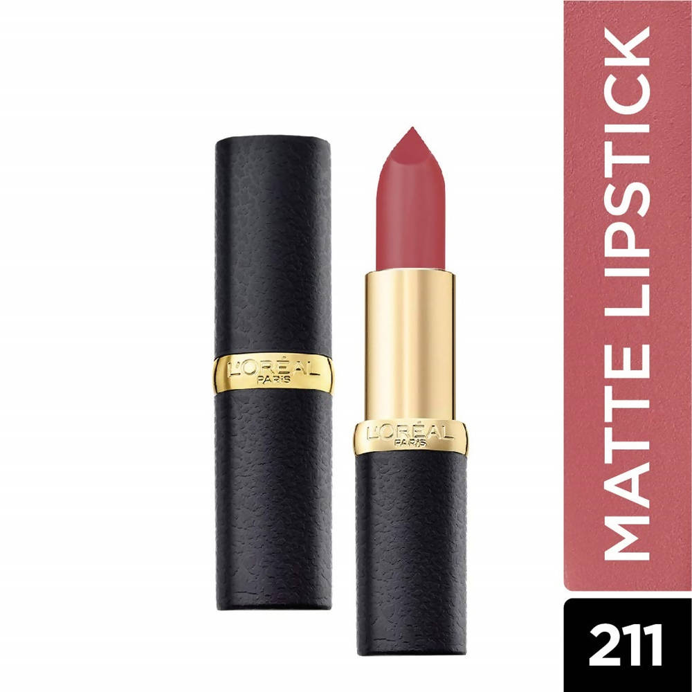 L'Oreal Paris Color Riche Moist Matte Lipstick - 211 Spring Rosette - Distacart