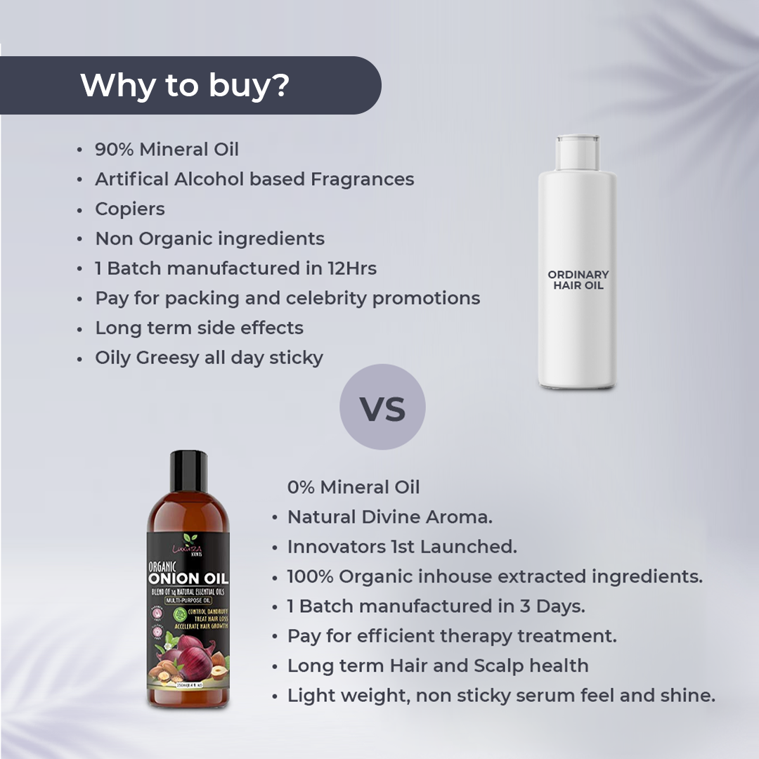 Luxura Sciences Onion Hair Oil - Distacart