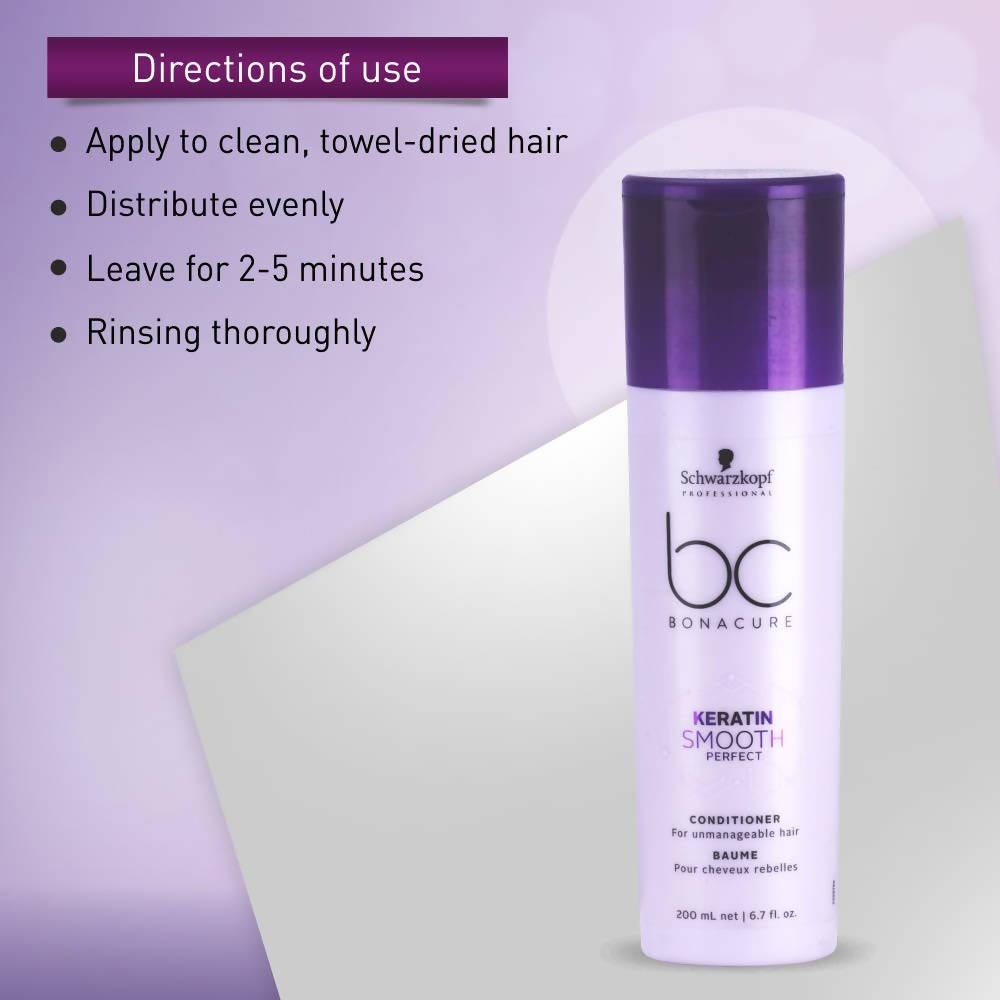 Schwarzkopf Professional BC Bonacure Keratin Smooth Perfect Conditioner 200 ml Distacart