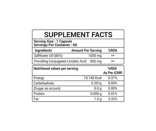 Nutrisouk CLA Capsules - Distacart