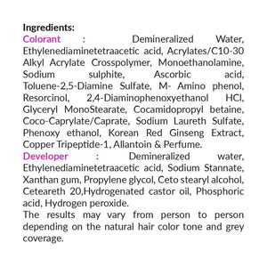 VCare Shampoo Hair Color Triple Plus - Black Color
