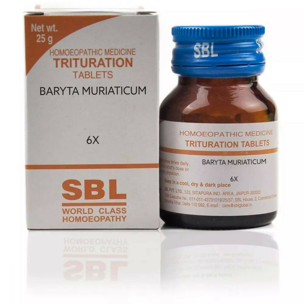 SBL Homeopathy Baryta Muriaticum Trituration Tablets - Distacart