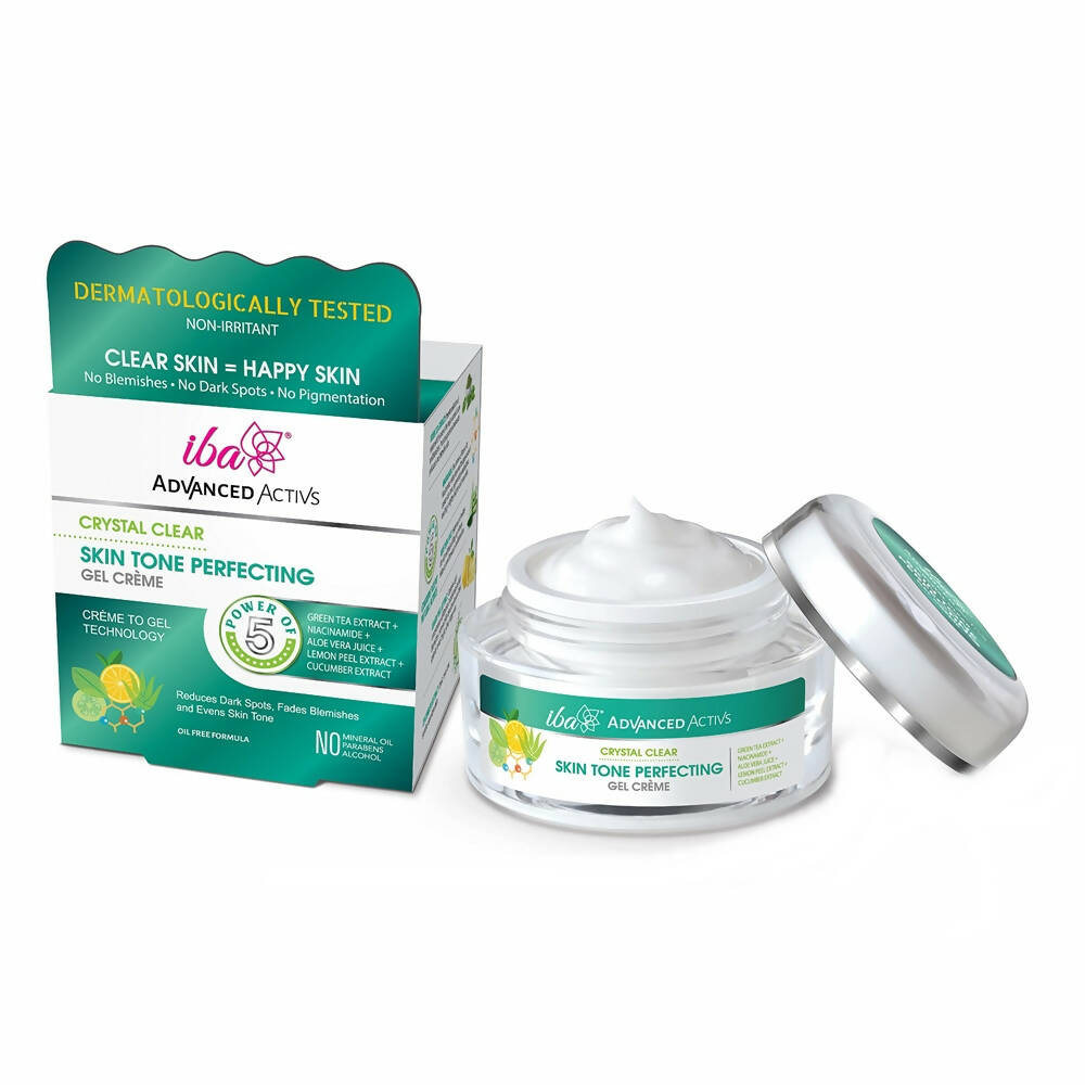 Iba Advanced Activs Crystal Clear Skin Tone Perfecting Gel Cream - Distacart