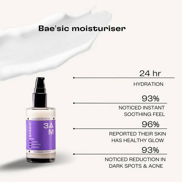 3 AM Baesic Face Moisturizer Cream - Distacart