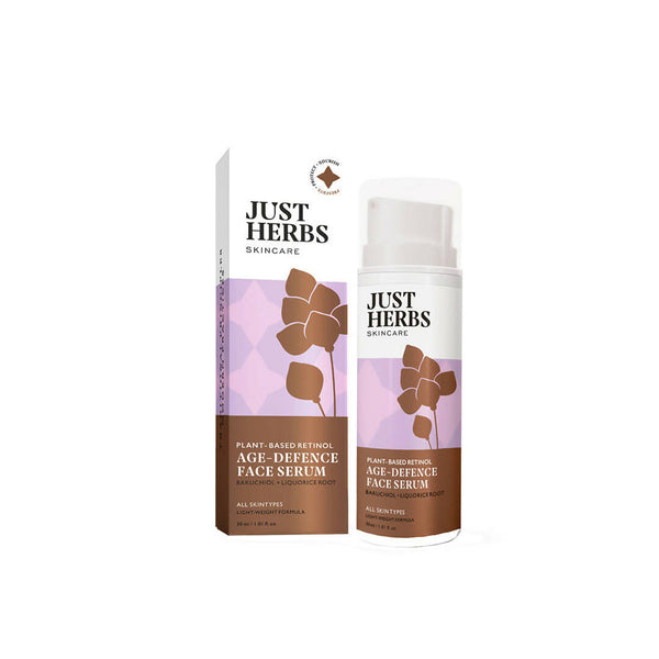 Just Herbs Plant-Based Retinol Age Defence Face Serum - Distacart