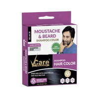 Thumbnail for VCare Shampoo Hair Color Black for Moustache & Beard