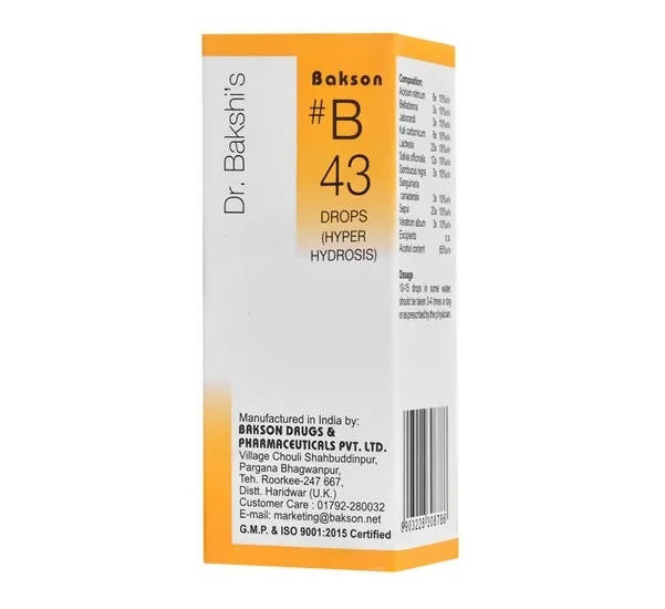 Bakson's Homeopathy B43 Drops