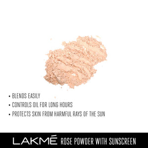 Lakme Rose Face Powder, Soft Pink 