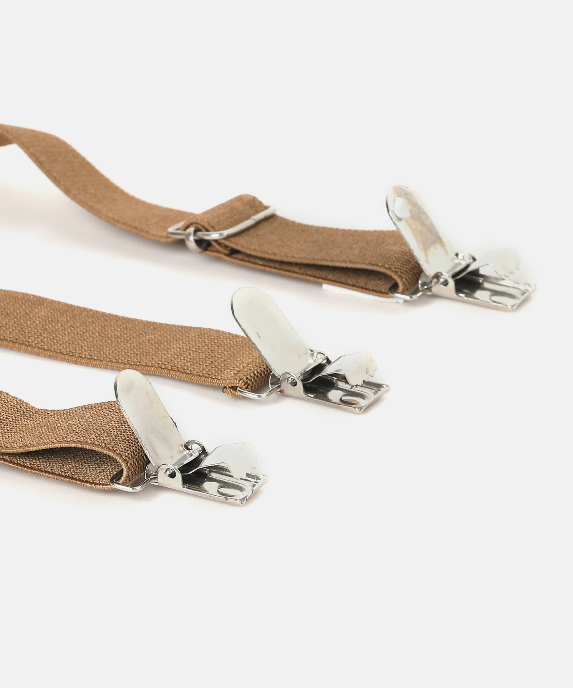 Manet Boys Solid Suspenders - Beige - Distacart