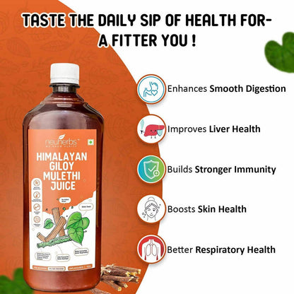 Neuherbs Himalayan Giloy Mulethi Juice 