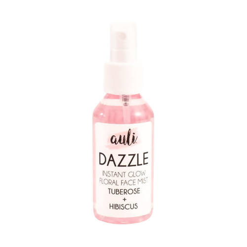 Auli Dazzle Instant Glow Floral Face Toner and Mist - Distacart