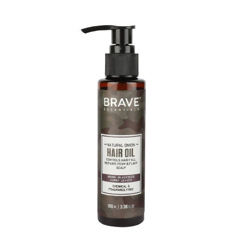 Brave Essentials Natural Onion Hair Oil - Distacart