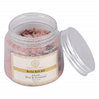 Thumbnail for Khadi Natural Rose & Geranium With Rose Petals Bath Salt