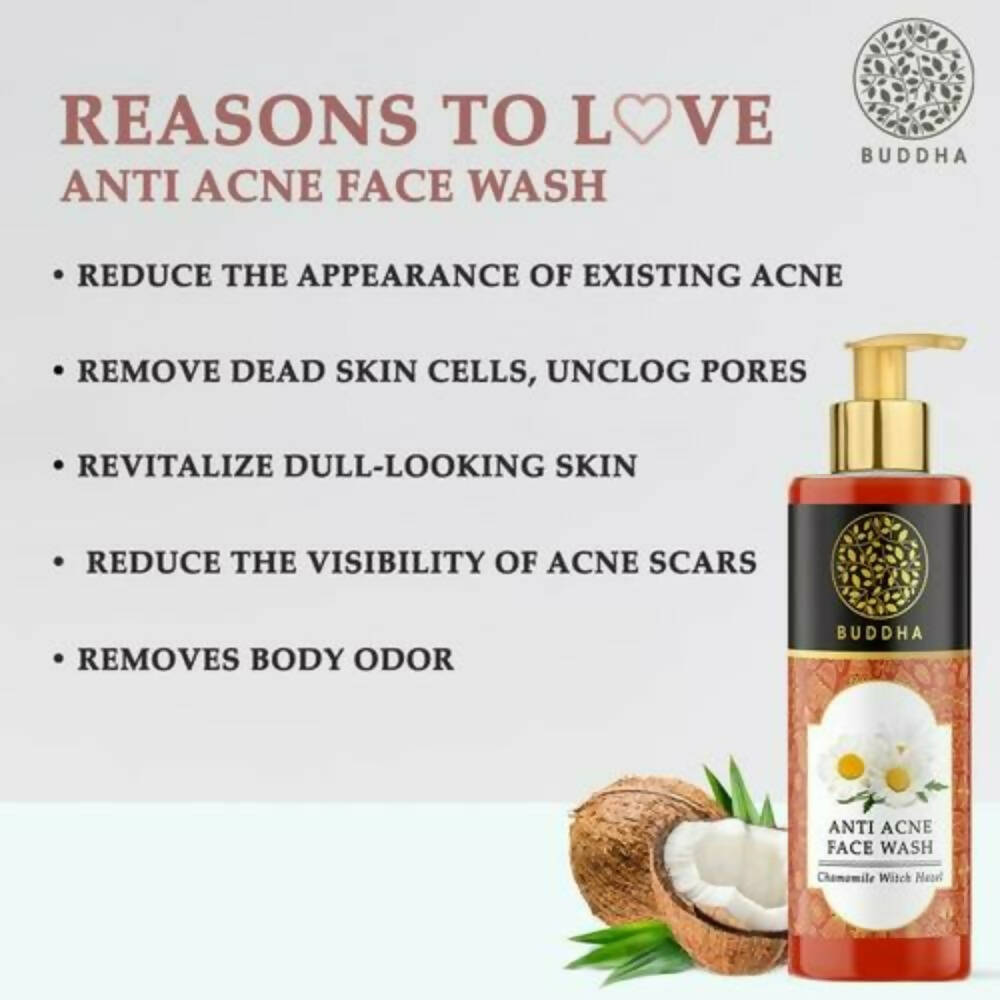Buddha Natural Anti Acne Face Wash - Distacart