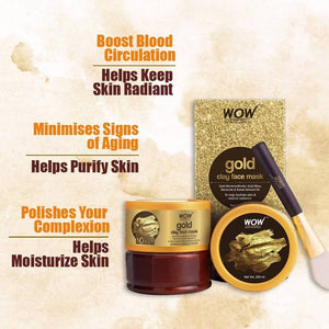 Wow Skin Science Gold Clay Face Mask Benefits
