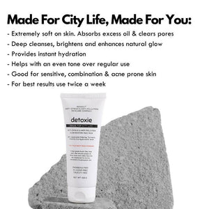 Detoxie Anti-Fatigue & Anti-Pollution Glow Restore Face Pack - Distacart