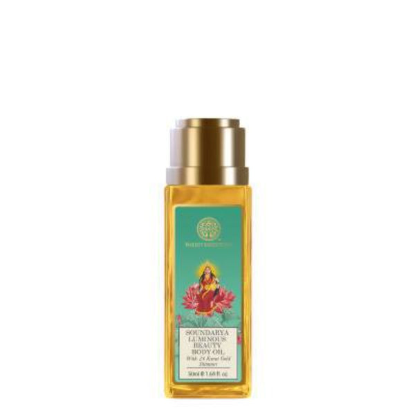 Forest Essentials Soundarya Luminous Beauty Body Oil - Distacart