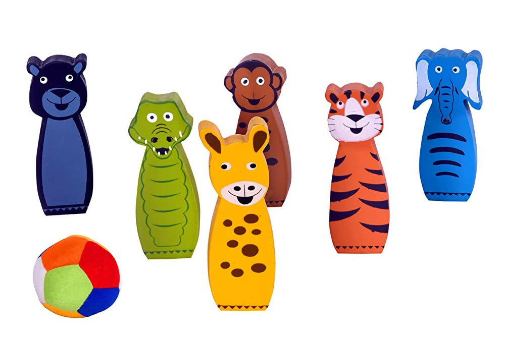 Desi Toys Jungle Bowling Game - Distacart
