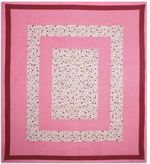 Vamika Printed Cotton Pink Bedsheet With Multicolor Pillow Covers (LEOC_BINDI_P) - Distacart