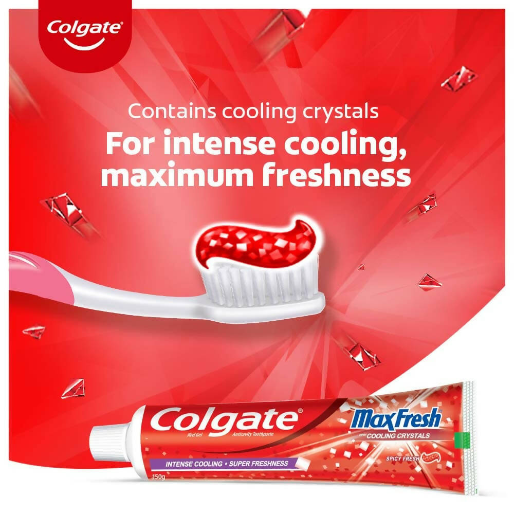 Colgate MaxFresh Anticavity Toothpaste Gel - Distacart