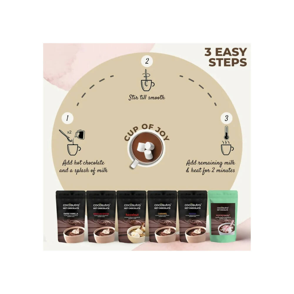 Cocosutra Swiss Vanilla Hot Chocolate Mix - Distacart