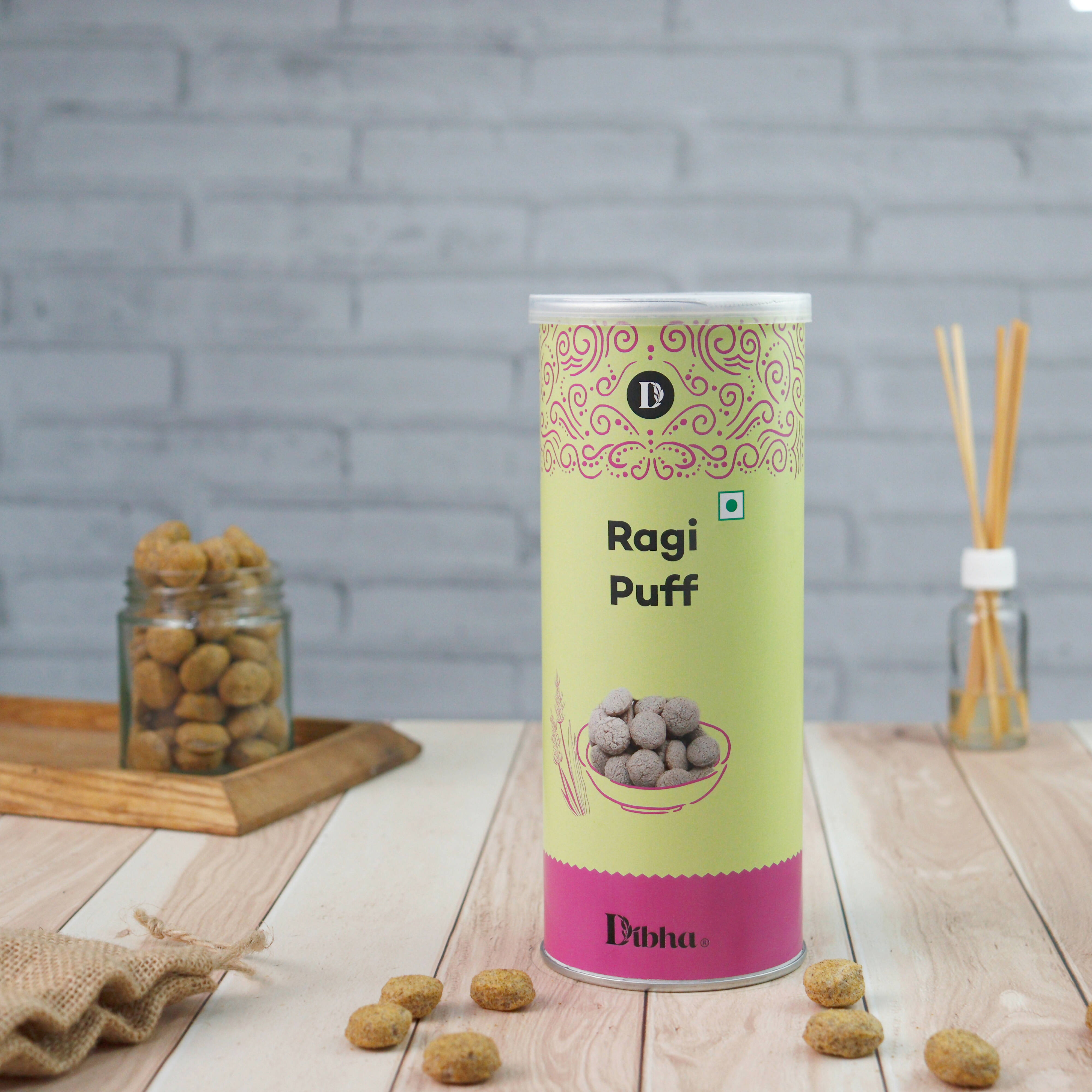 Dibha - Honest Snacking Ragi Puffs - Distacart