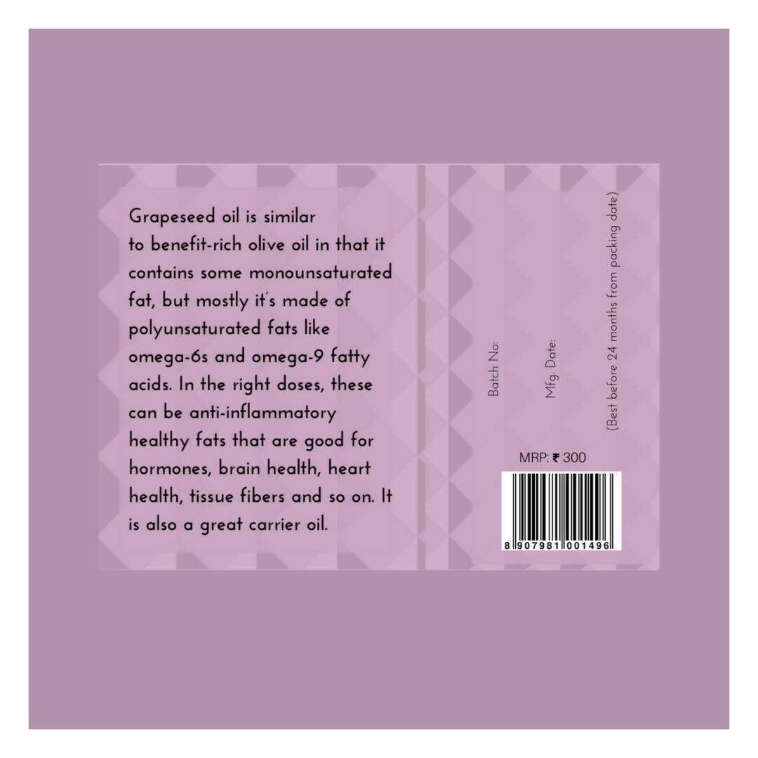 Oilcure Grape Seed Oil - Distacart