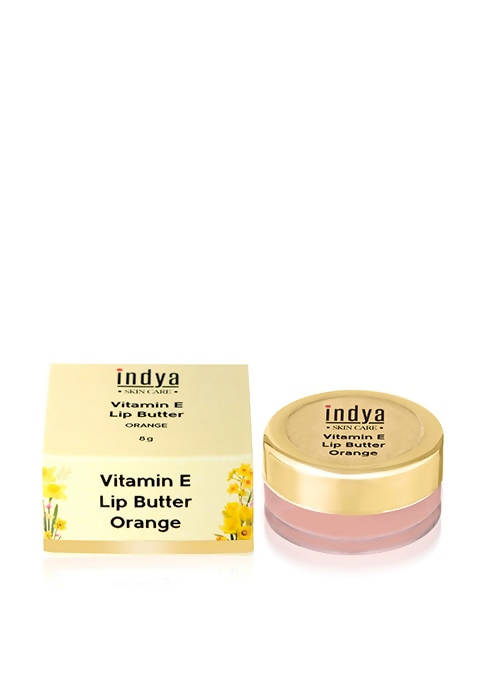 Indya Vitamin E Lip Butter - Orange Benefits