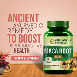 Himalayan Organics Maca Root 800 mg, Reproductive Health Booster