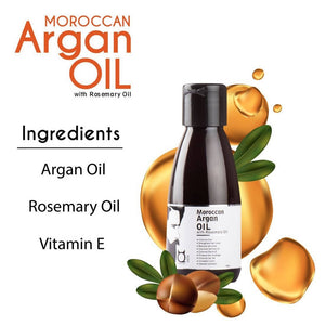 Qraa Men Moroccan Argan Oil with Rosemary Oil