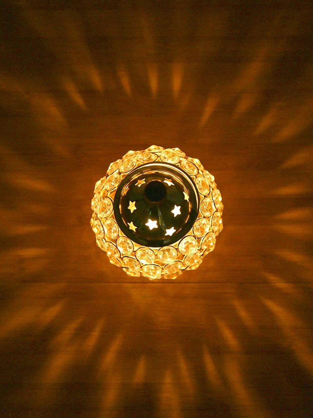 Craftvatika Gold Toned Brass Decorative Akhand Diya Oil Lamp - Distacart