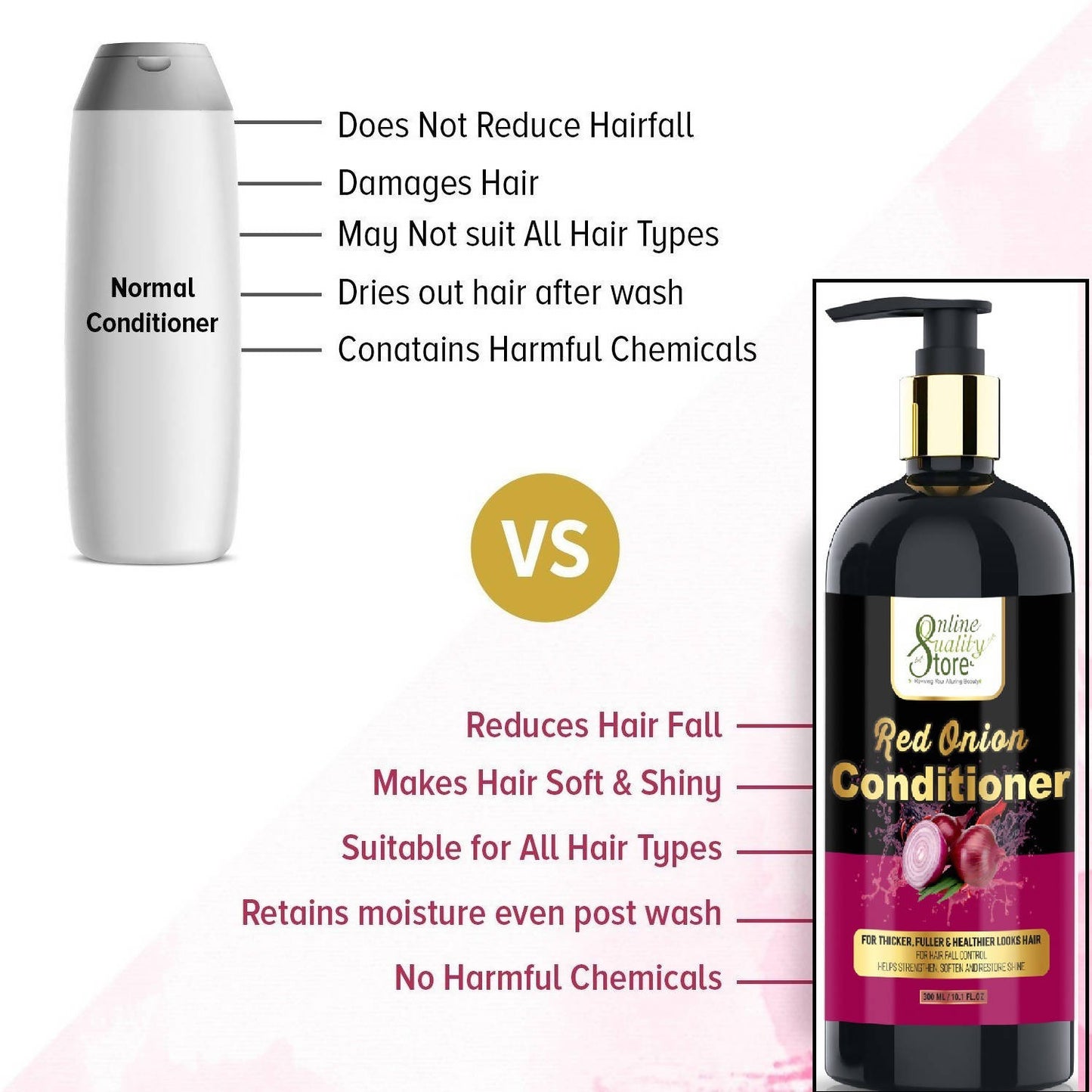 Online Quality Store Red Onion Hair Conditioner - Distacart