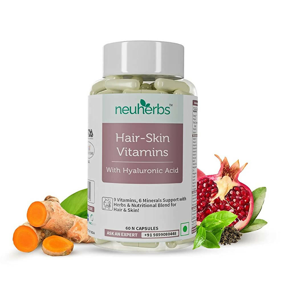 Neuherbs Hair-Skin Vitamins Capsules - Distacart