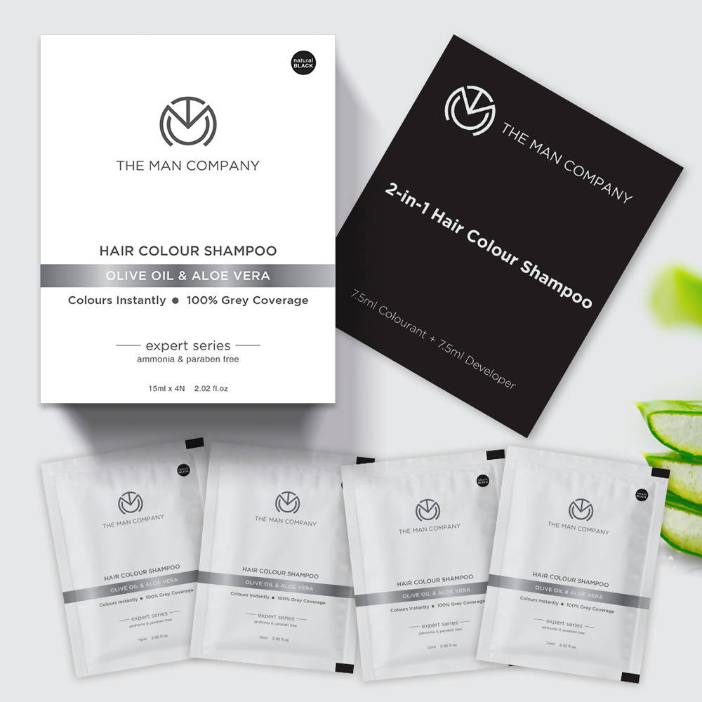 The Man Company Hair Color Shampoo - Distacart