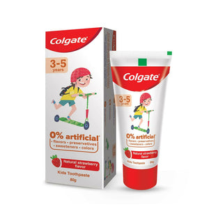 Colgate Toothpaste with Natural Strawberry Flavour for Kids - Distacart