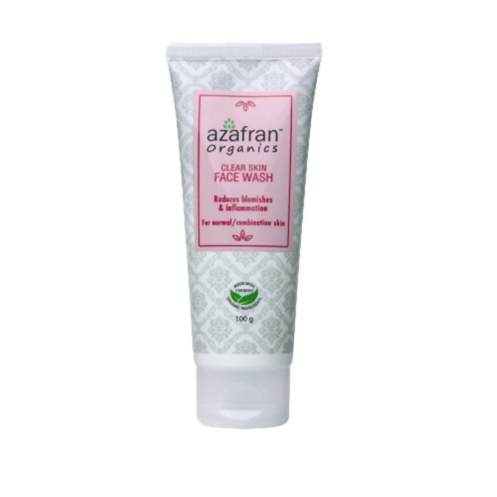 Azafran Organics Clear Skin Face Wash - Distacart
