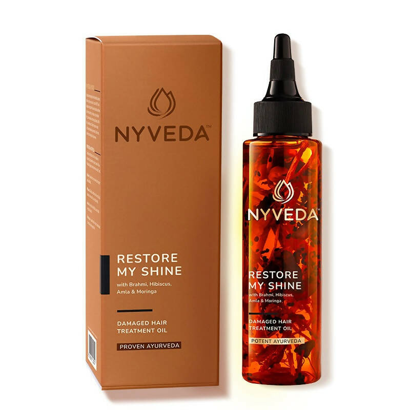 Nyveda Damaged Hair Treatment Oil | Restore My Shine - Distacart