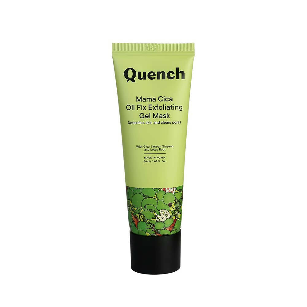 Quench Botanics Mama Cica Oil Fix Exfoliating Gel Mask - Distacart