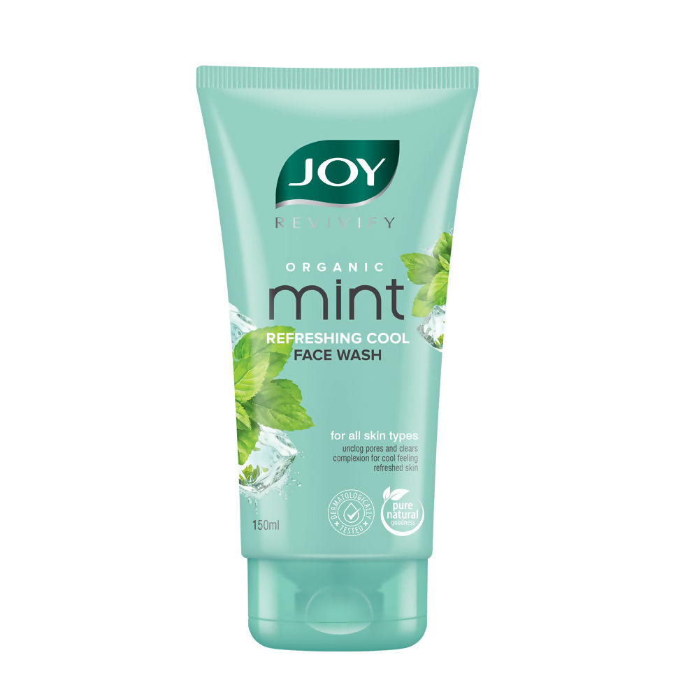 Joy Revivify Organic Mint Refreshing Cool Face Wash - Distacart