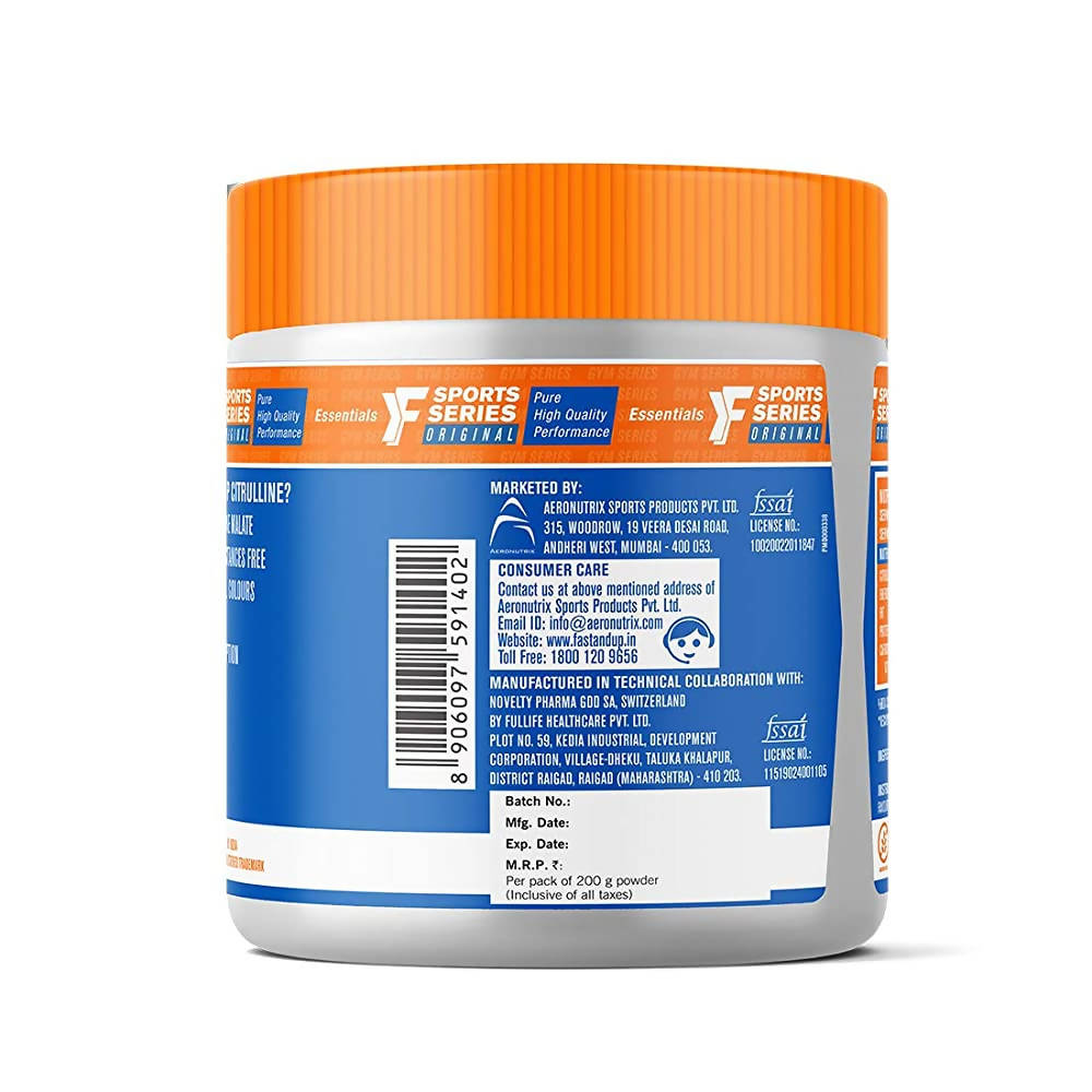 Fast&Up Citrulline Malate 2:1 Essentials - Distacart