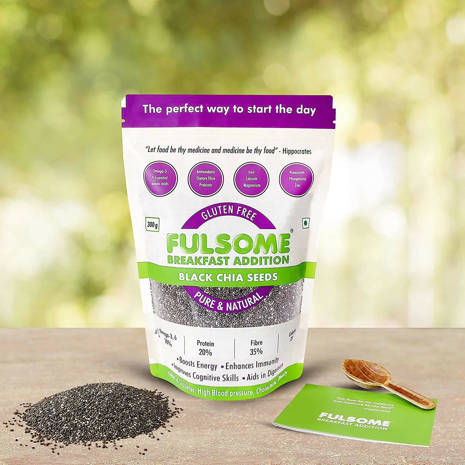 Fulsome Premium Raw Black Chia Seeds - Distacart