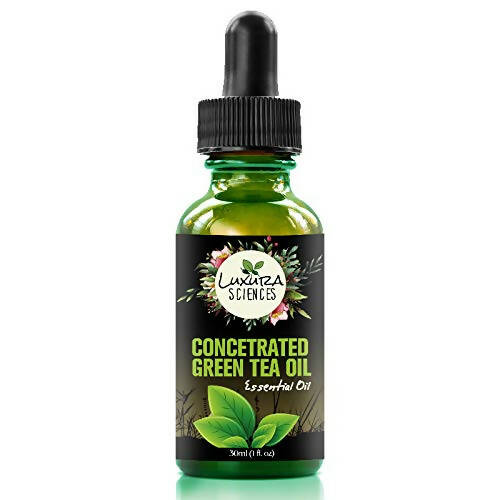 Luxura Sciences Concentrated 100% Organic Green Tea Oil/Serum for Skin and Hair - Distacart