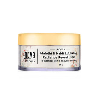 Indya Mulethi & Haldi Exfoliating Radiance Reveal Ubtan