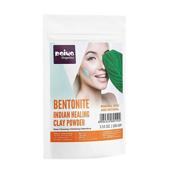 Paiya Organics Bentonite Indian Healing Clay Powder - Distacart